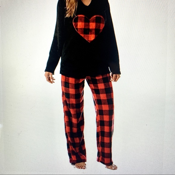 Love Letter & Polka Hearts 4 Legged PAWjamas with Turtle Neck